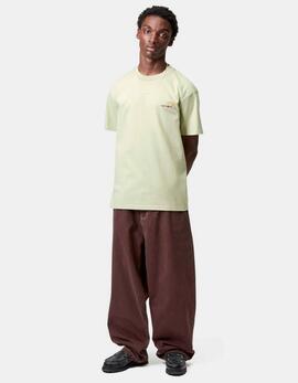 Camiseta CARHARTT WIP AMERICAN SCRIPT - Pale Olive