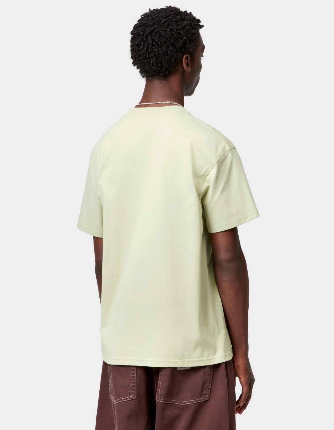 Camiseta CARHARTT WIP AMERICAN SCRIPT - Pale Olive