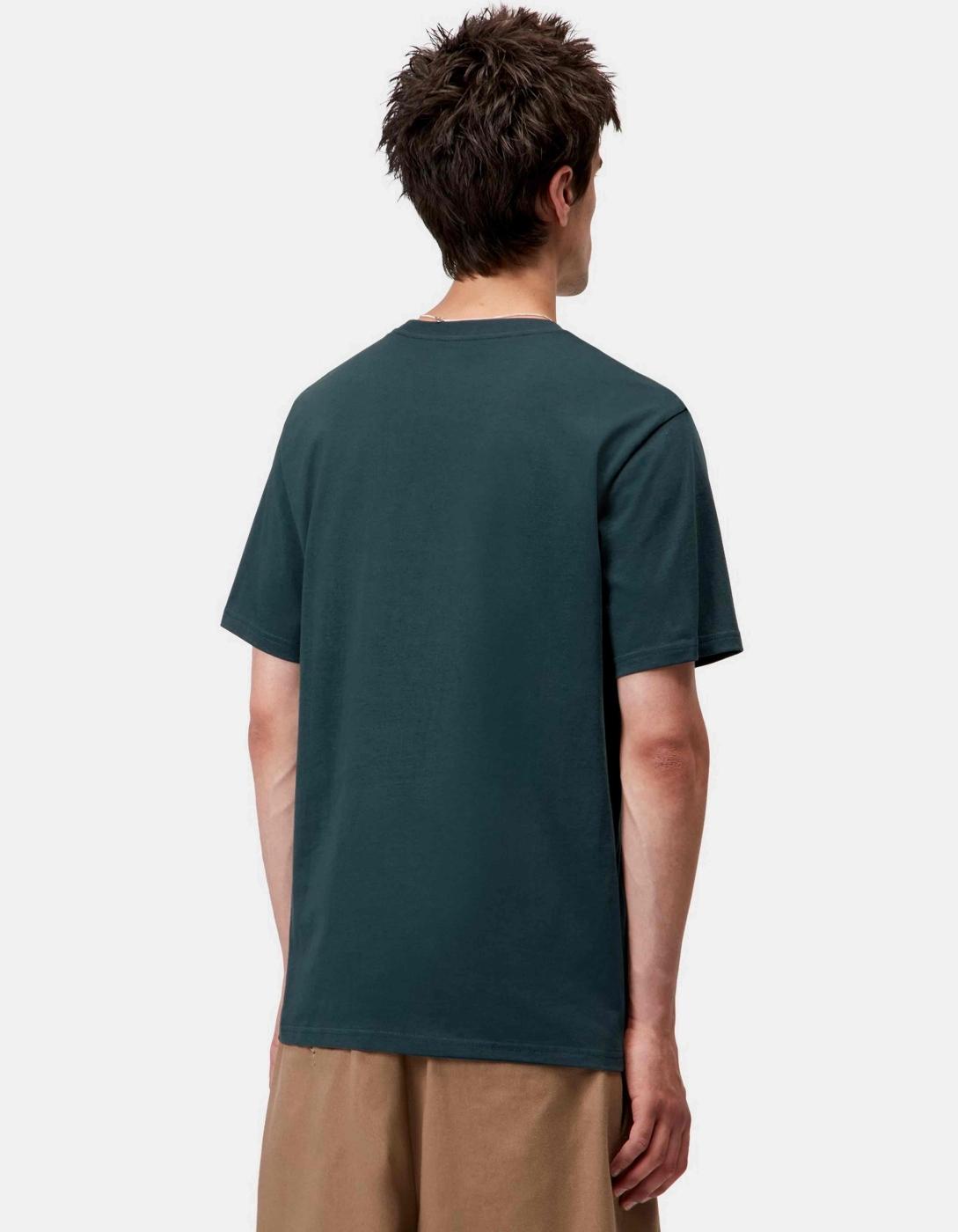 Camiseta CARHARTT WIP POCKET - Deep Lagoon