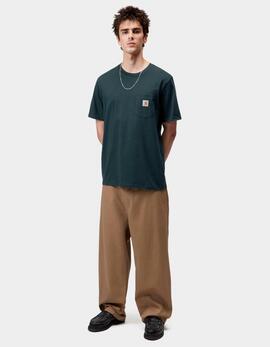 Camiseta CARHARTT WIP POCKET - Deep Lagoon