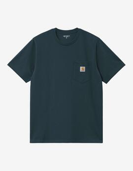 Camiseta CARHARTT WIP POCKET - Deep Lagoon
