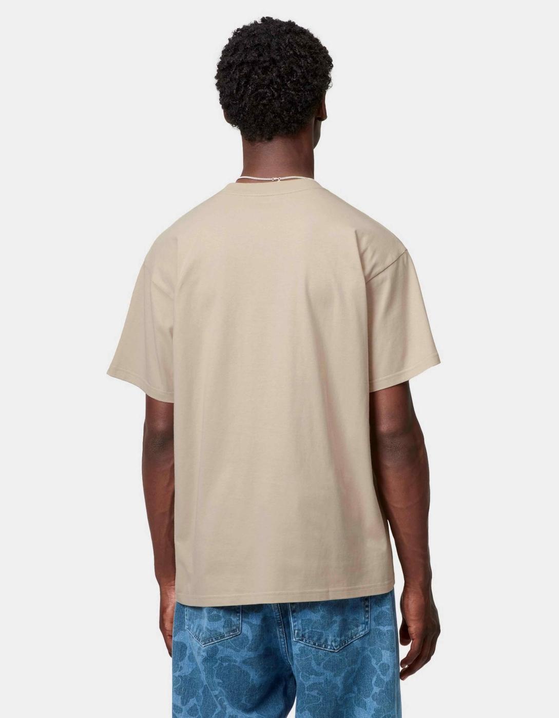 Camiseta SCRIPT EMBROIDERY - Fleur de Sel / White