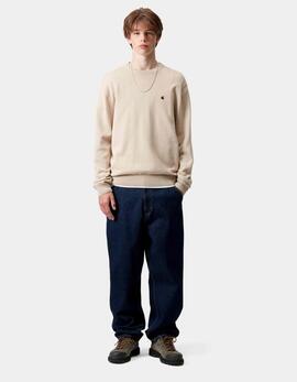 Jersey Carhartt Wip MADISON - Fleur De Sel / Black
