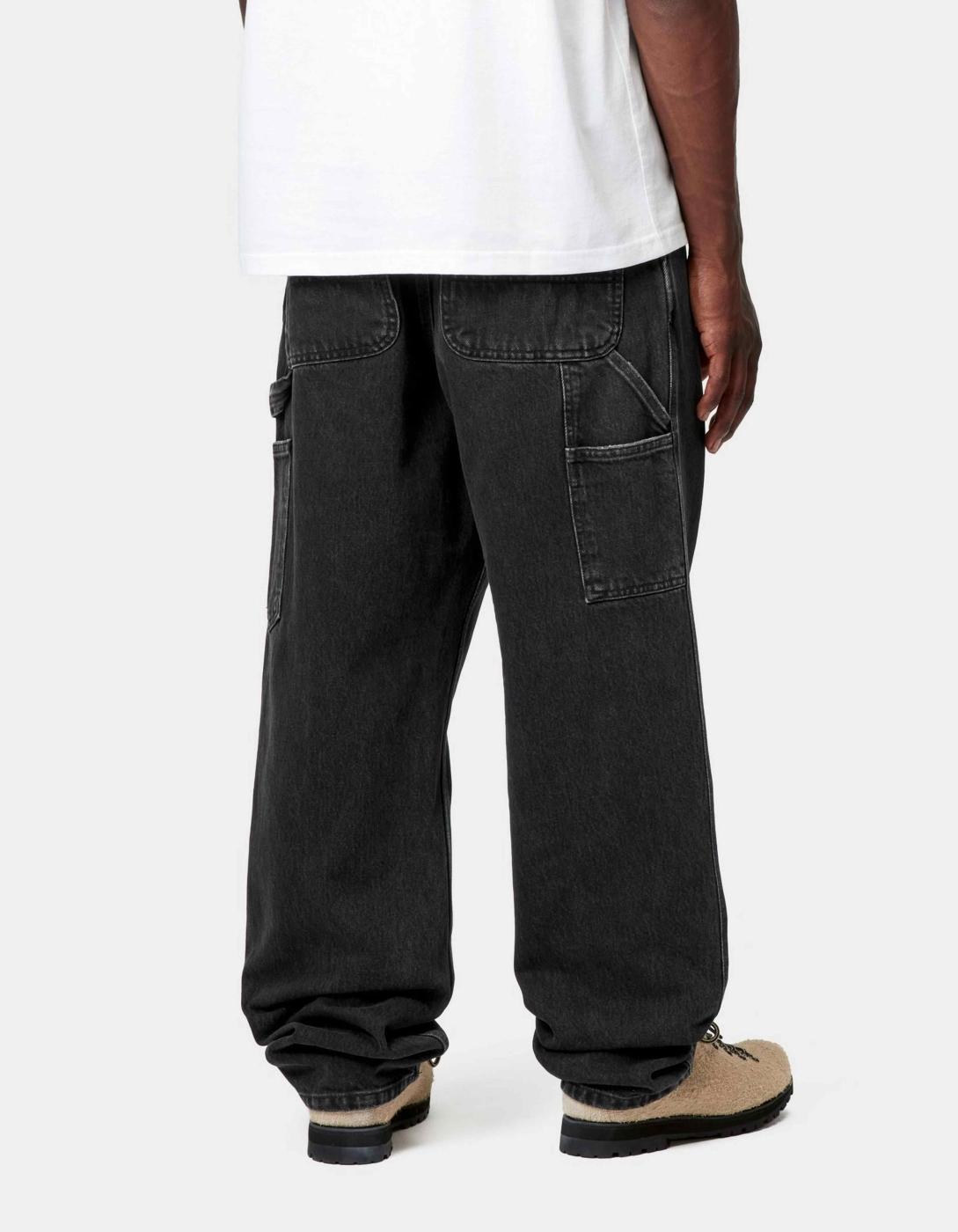 Pantalón CARHARTT WIP SINGLE KNEE - Black Stone