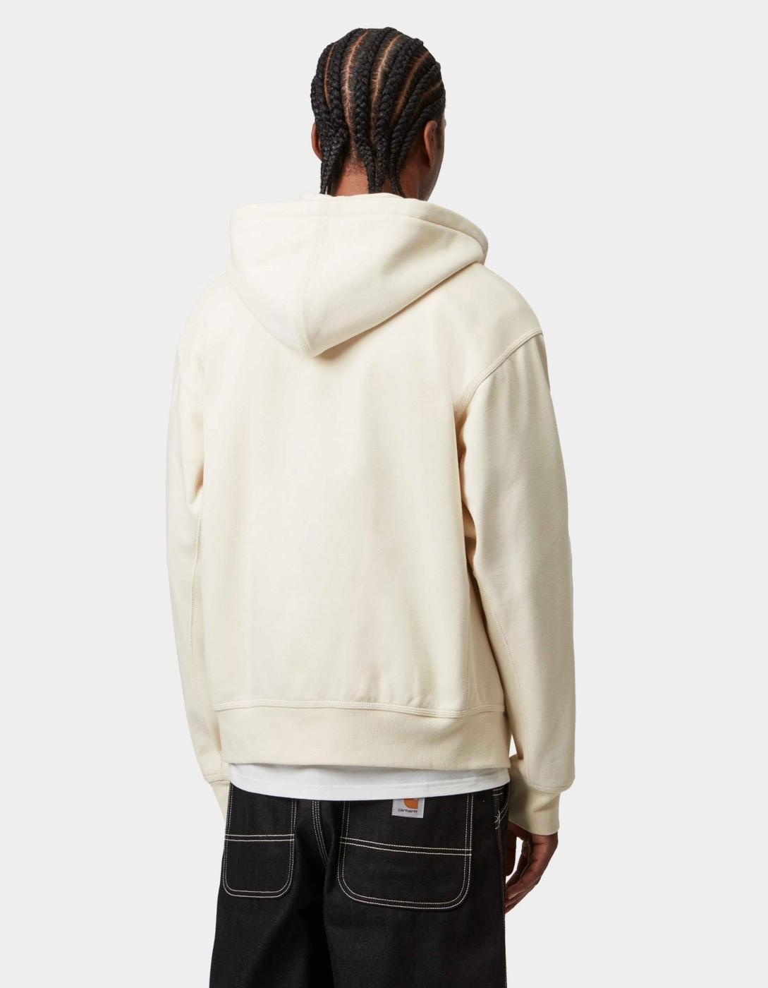 Sudadera Capucha CARHARTT WIP AMERICAN SCRIPT - Natural