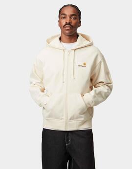 Sudadera Capucha CARHARTT WIP AMERICAN SCRIPT - Natural