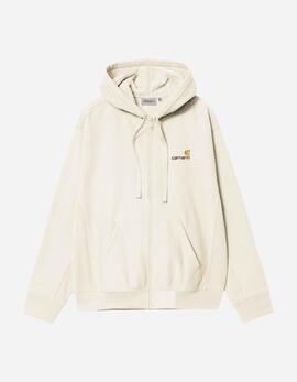Sudadera Capucha CARHARTT WIP AMERICAN SCRIPT - Natural