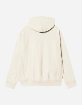 Sudadera Capucha CARHARTT WIP AMERICAN SCRIPT - Natural