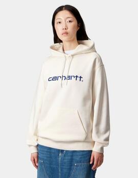 Sudadera W' CARHARTT WIP HOODED CARHARTT- Wax / Wolfsbane