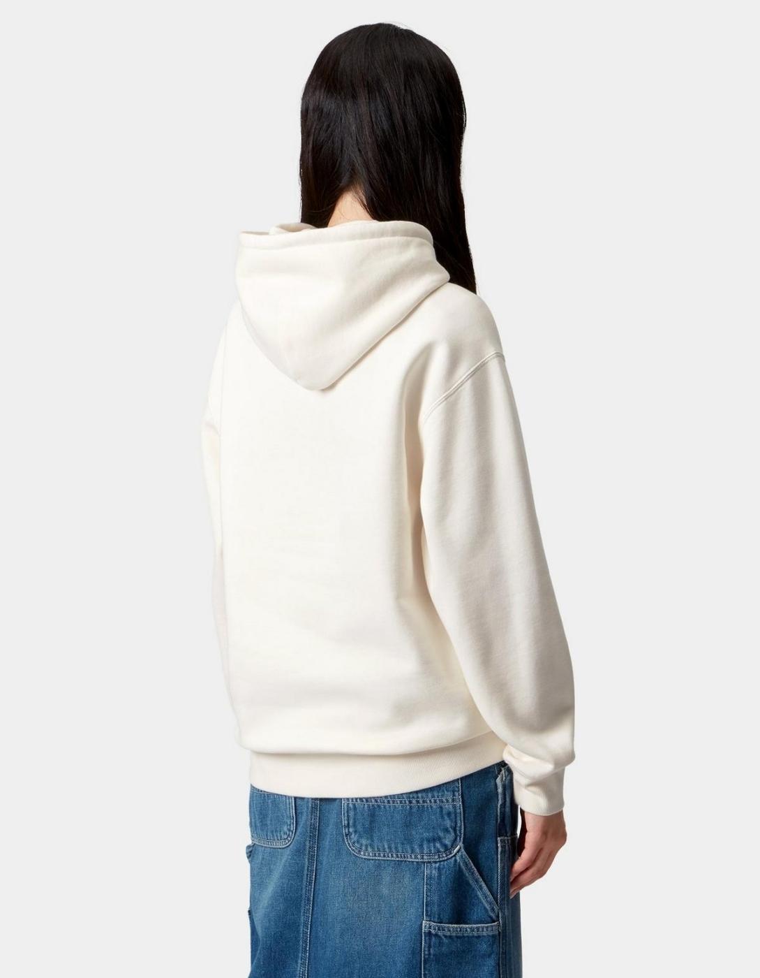 Sudadera W' CARHARTT WIP HOODED CARHARTT- Wax / Wolfsbane