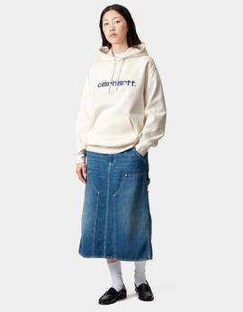Sudadera W' CARHARTT WIP HOODED CARHARTT- Wax / Wolfsbane