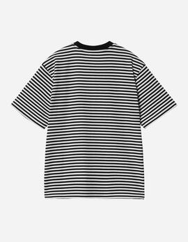 Camiseta W' CARHARTT WIP VERNER - Black / Wax