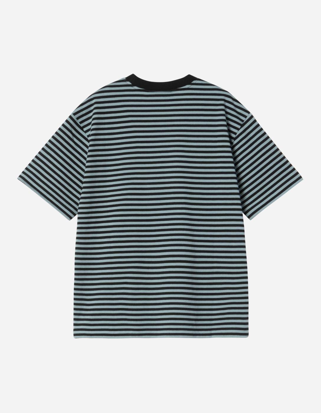 Camiseta W' CARHARTT WIP VERNER - Black / Citadel