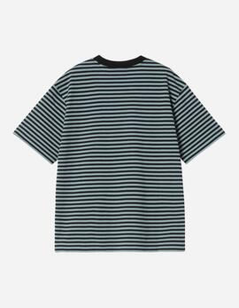 Camiseta W' CARHARTT WIP VERNER - Black / Citadel