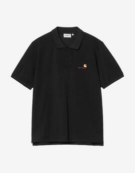 Polo CARHARTT WIP AMERICAN SCRIPT - Black