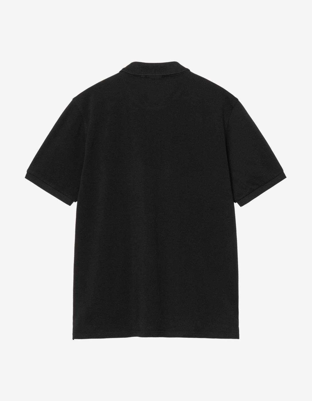 Polo CARHARTT WIP AMERICAN SCRIPT - Black
