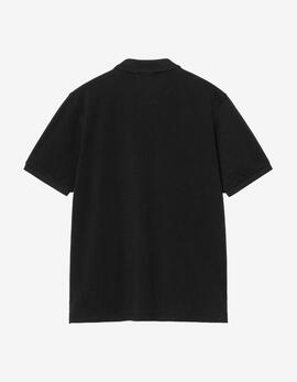 Polo CARHARTT WIP AMERICAN SCRIPT - Black
