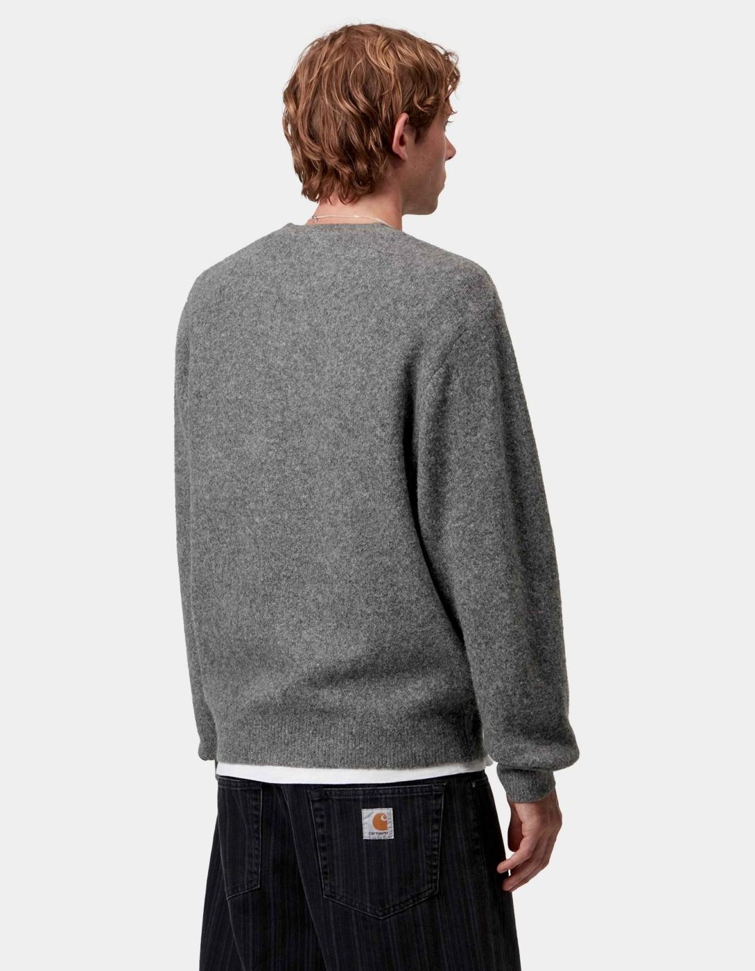 Jersey CARHARTT WIP CURTIS - Tangled Graphite