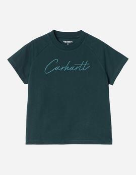 Camiseta CARHARTT WIP W' RAY - Deep Lagoon