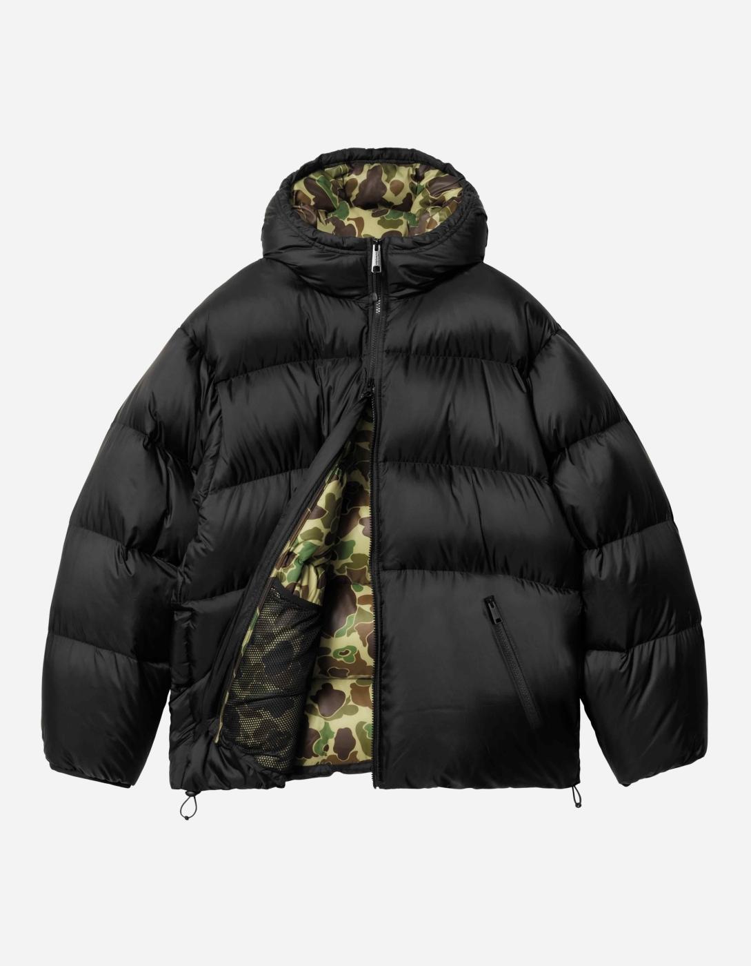 Cazadora CARHARTT WIP TORONTO - Black / Camo Duck