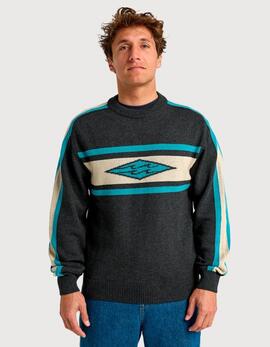 Sudadera BILLABONG UNLOCK DIAMOND - Raven