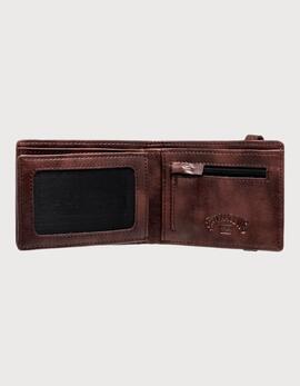 Cartera BILLABONG LOCKED SLIM - Chocolate