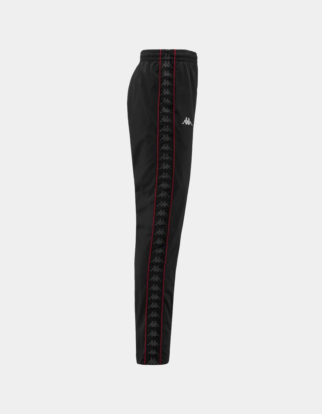 Pantalón KAPPA RASTORIA SLIM - Black/Red Racing/White