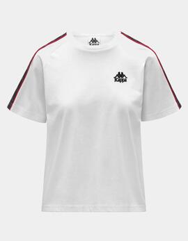 Camiseta KAPPA ADI - White/Black/Red Racing