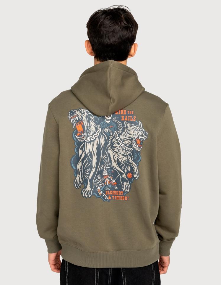Sudadera Capucha ELEMENT TIMBER GUARD - Kalamata