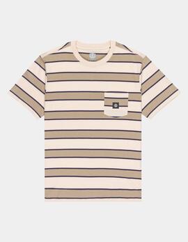 Camiseta ELEMENT ICON LABEL PKT - Oat Milk/Aluminum