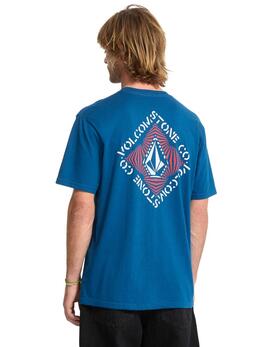 Camiseta VOLCOM OBTICAL - Cosmic Blue