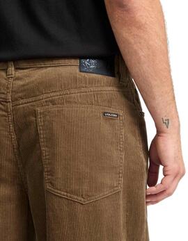 Pantalón VOLCOM BILLOW TAPERED CORD - Ermine