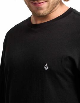 Camiseta VOLCOM Manga Larga STONE BLANKS - Black
