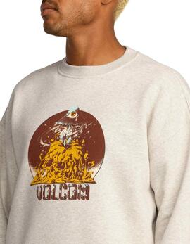 Sudadera Crew VOLCOM FA CALLUM ROONEY - Dust Heather