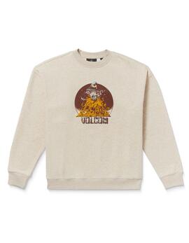 Sudadera Crew VOLCOM FA CALLUM ROONEY - Dust Heather