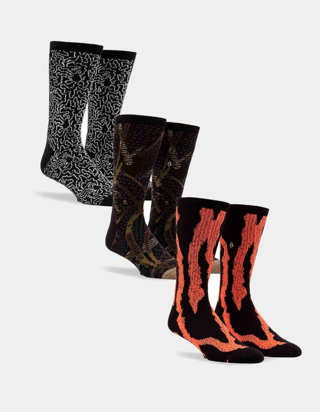 Calcetines VOLCOM STONEY 3PK - Multi