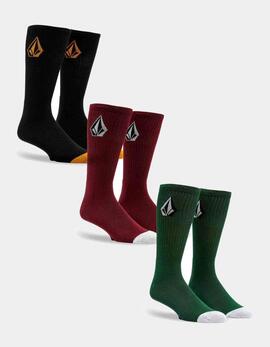 Calcetines VOLCOM FULL STONE MIX 3PK - Mix