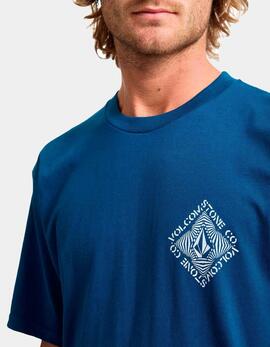Camiseta VOLCOM OBTICAL - Cosmic Blue