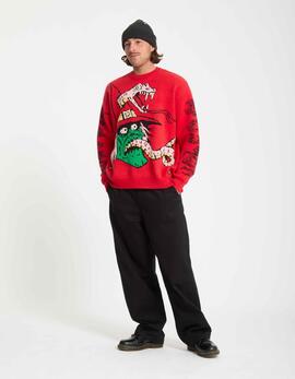 Jersey VOLCOM JJ VILLARD - Lifeguard Red
