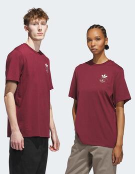 Camiseta ADIDAS SKATE TR TRE  - Shadow Red/Earth Strata