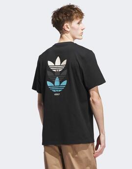 Camiseta ADIDAS SKATE TR TRE - Black/Preloved Blue