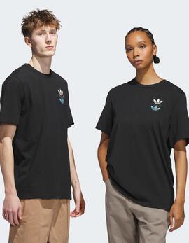 Camiseta ADIDAS SKATE TR TRE - Black/Preloved Blue