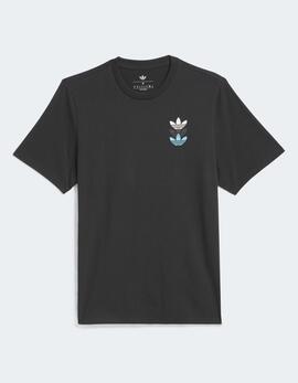 Camiseta ADIDAS SKATE TR TRE - Black/Preloved Blue