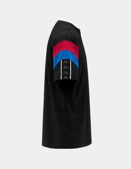 Camiseta KAPPA OTTO - Black/Red Racing/Blue Sea