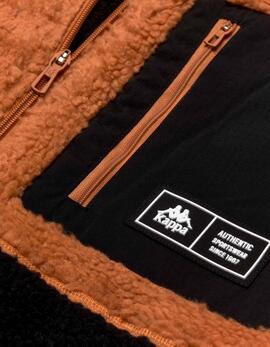 Forro Polar KAPPA AUTHENTIC OLYA - Brown/Lt Honey/Black