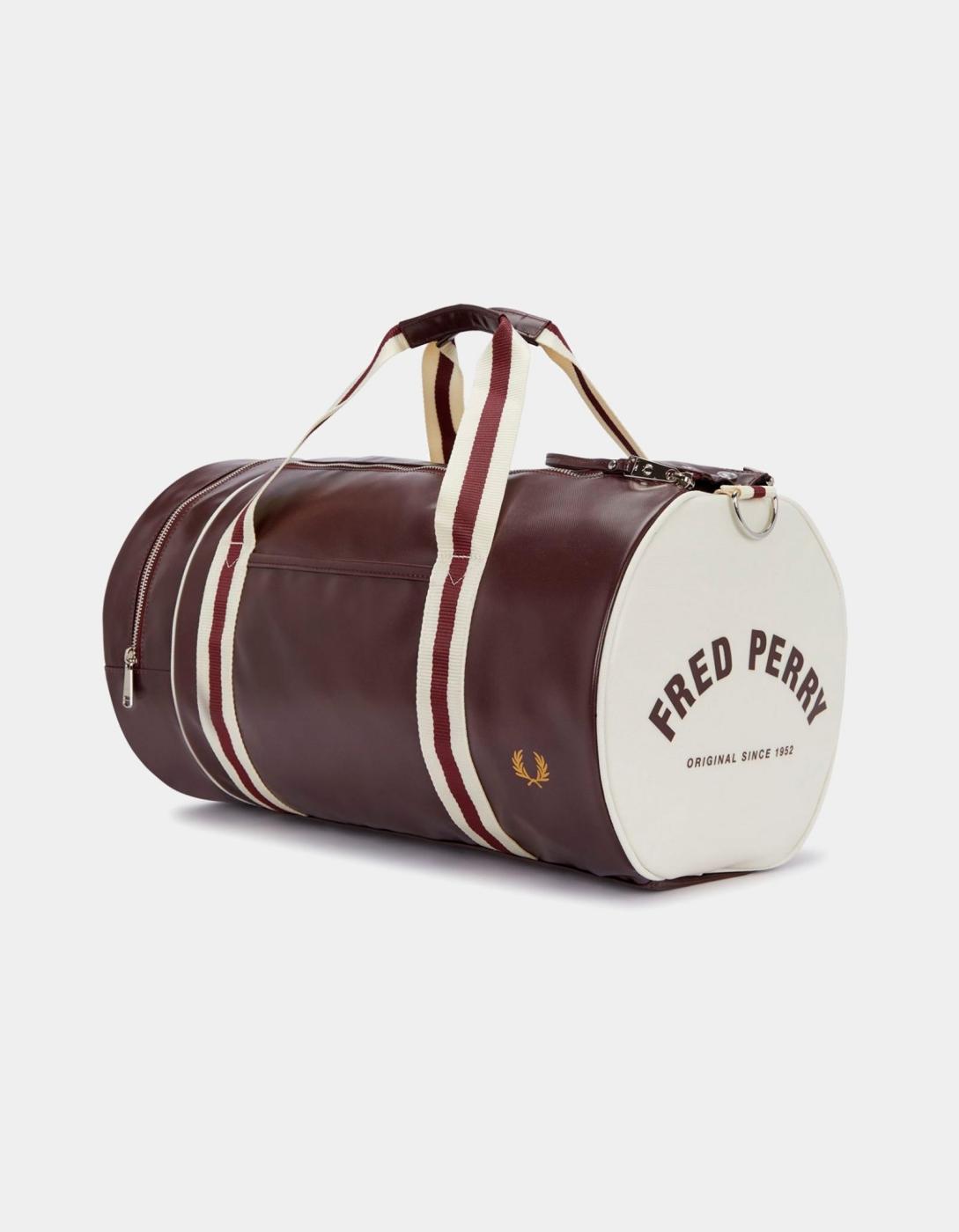 Bolsa FRED PERRY  L7255 - Oxblood/Ecru