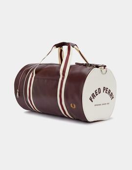 Bolsa FRED PERRY  L7255 - Oxblood/Ecru