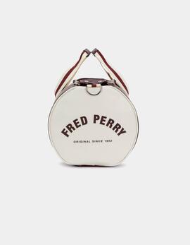 Bolsa FRED PERRY  L7255 - Oxblood/Ecru