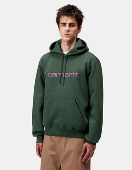 Sudadera Cap. CARHARTT WIP SWEAT- Sycamore Tree / Phlo