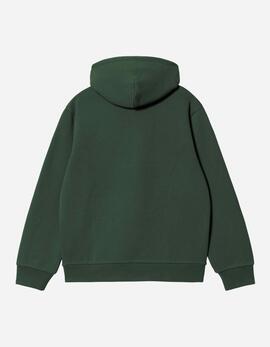 Sudadera Cap. CARHARTT WIP SWEAT- Sycamore Tree / Phlo